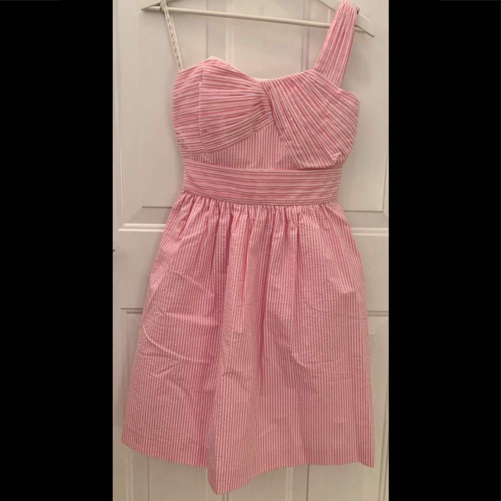 Lily Pulitzer Addison Pink Seersucker Dress